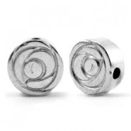 Hämatit Perle Rose 6mm Silver grey